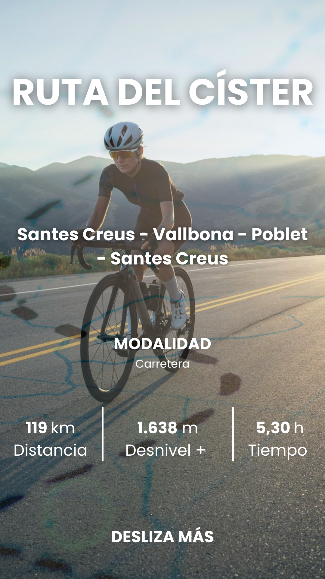 Rutas en bici por carretera